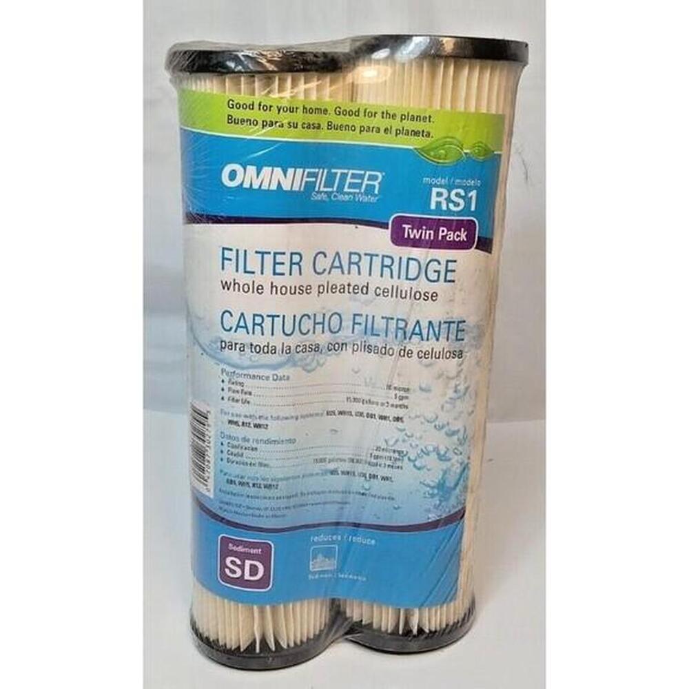 Experience cleaner, clearer water with the Pentair OMNIFilter RS1 Standard Pleat